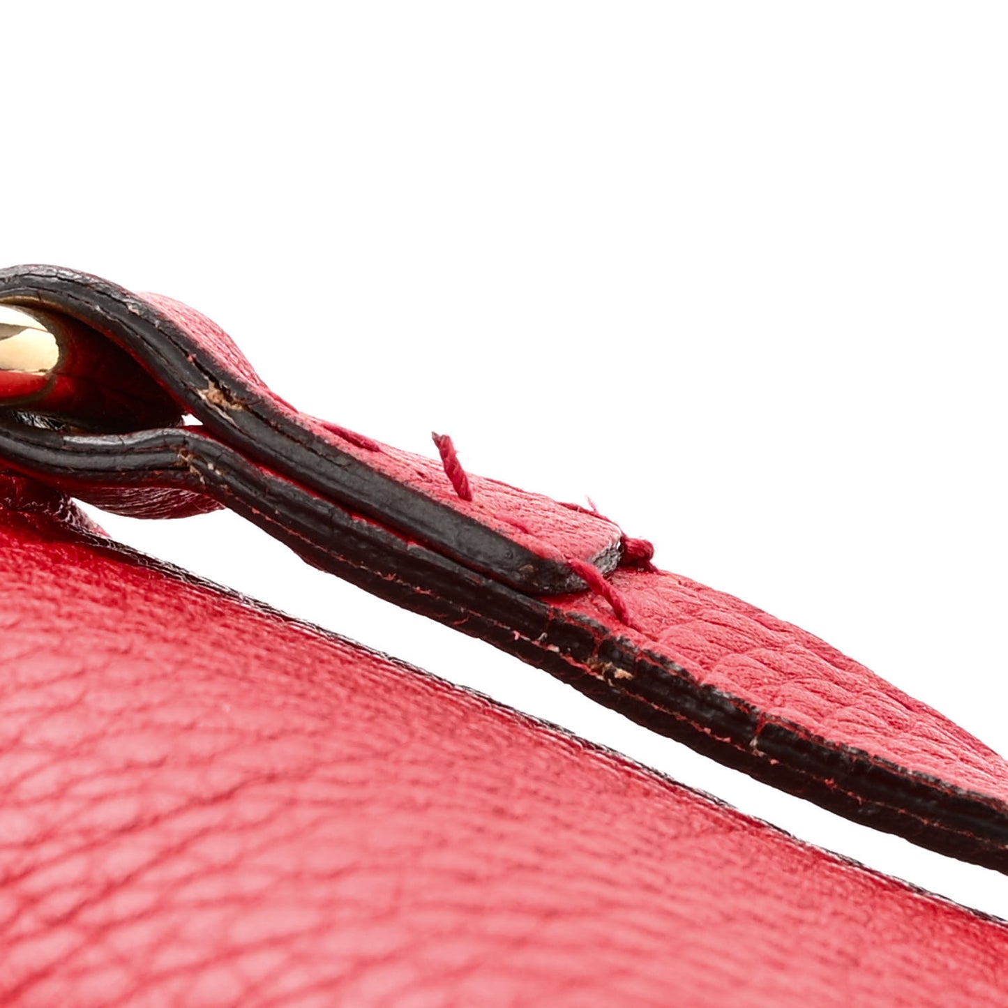Pebbled Calfskin Small Soho Disco Bag Tabasco Red