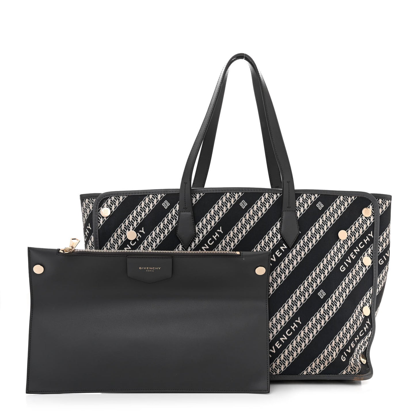 Canvas Jacquard Medium Bond Tote Oil Blue