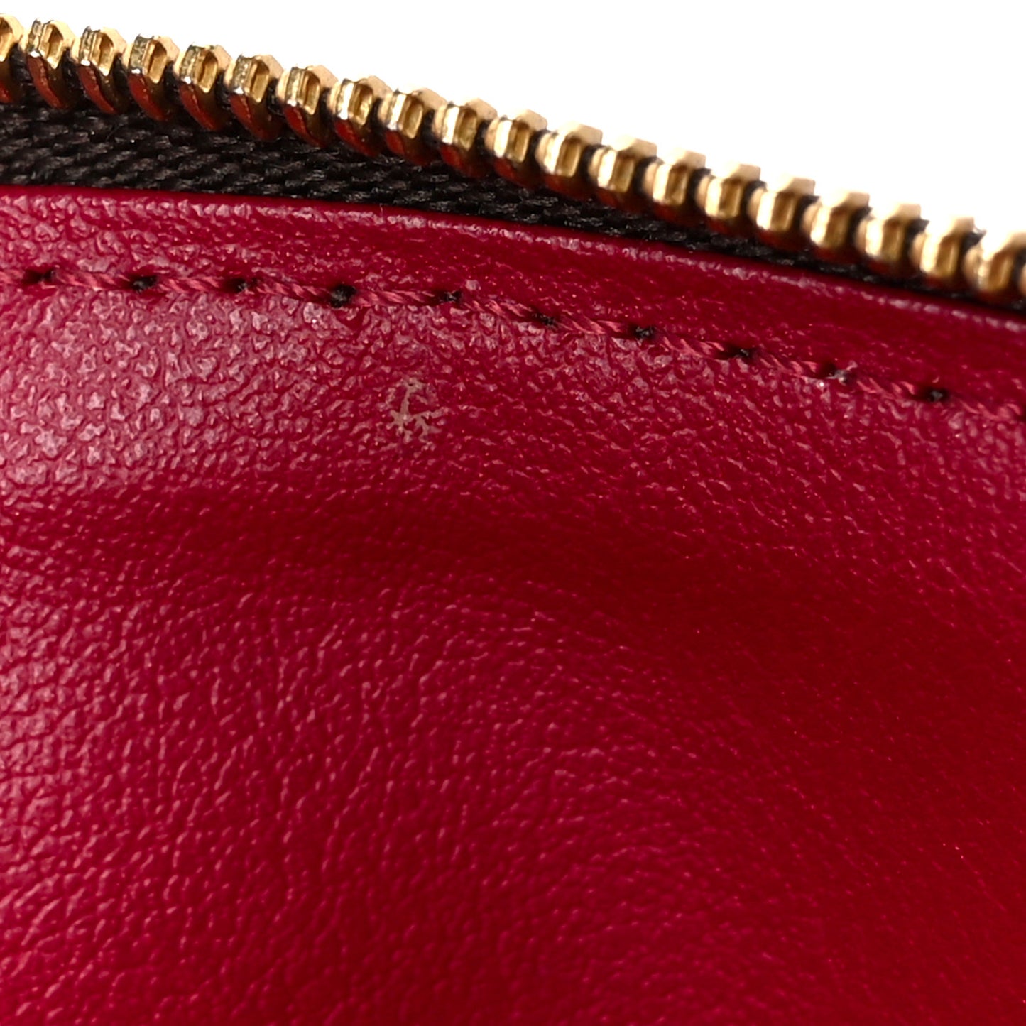 Monogram Pochette Felicie Chain Wallet Fuchsia