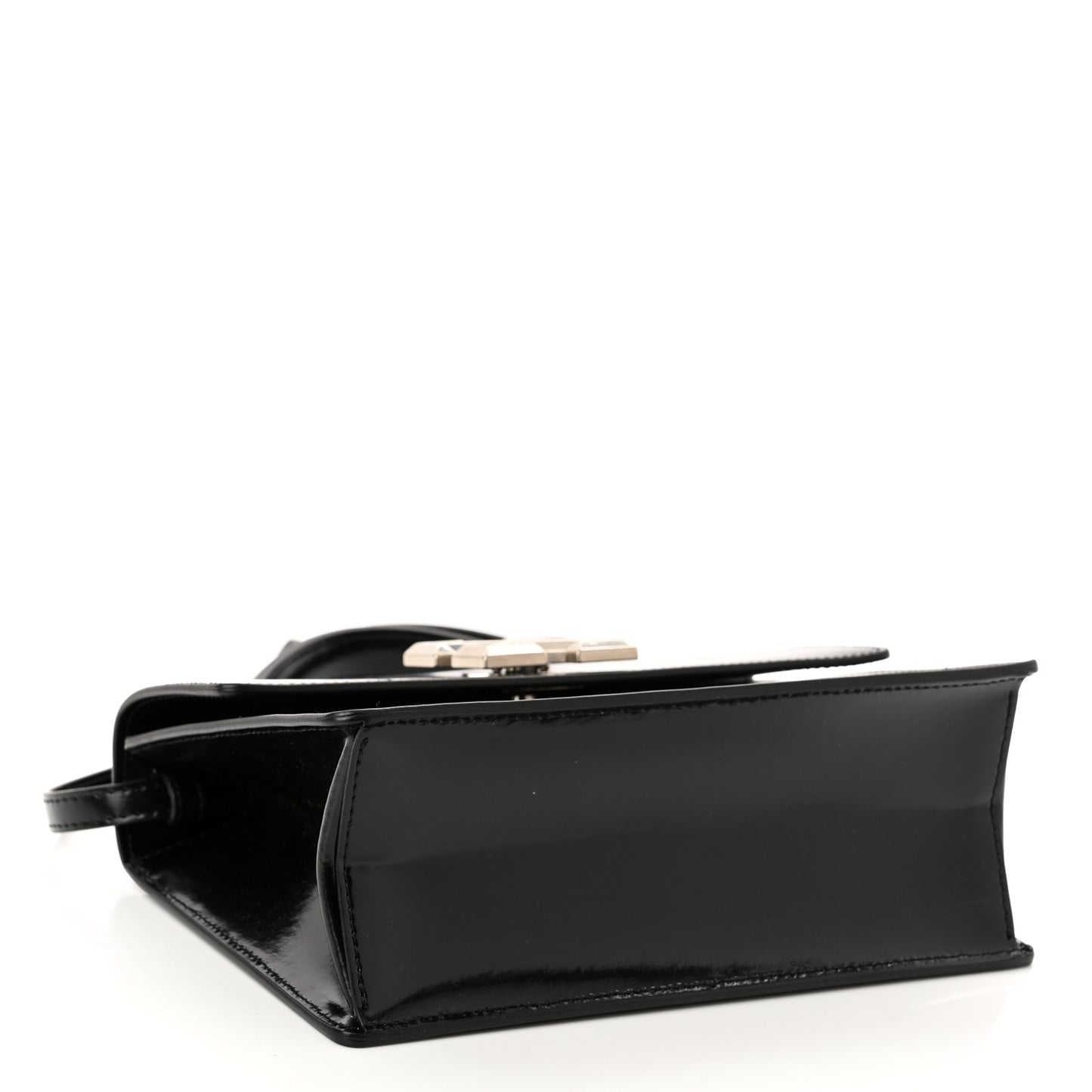 Calfskin Salary Jitney 1.4 Shoulder Bag Black