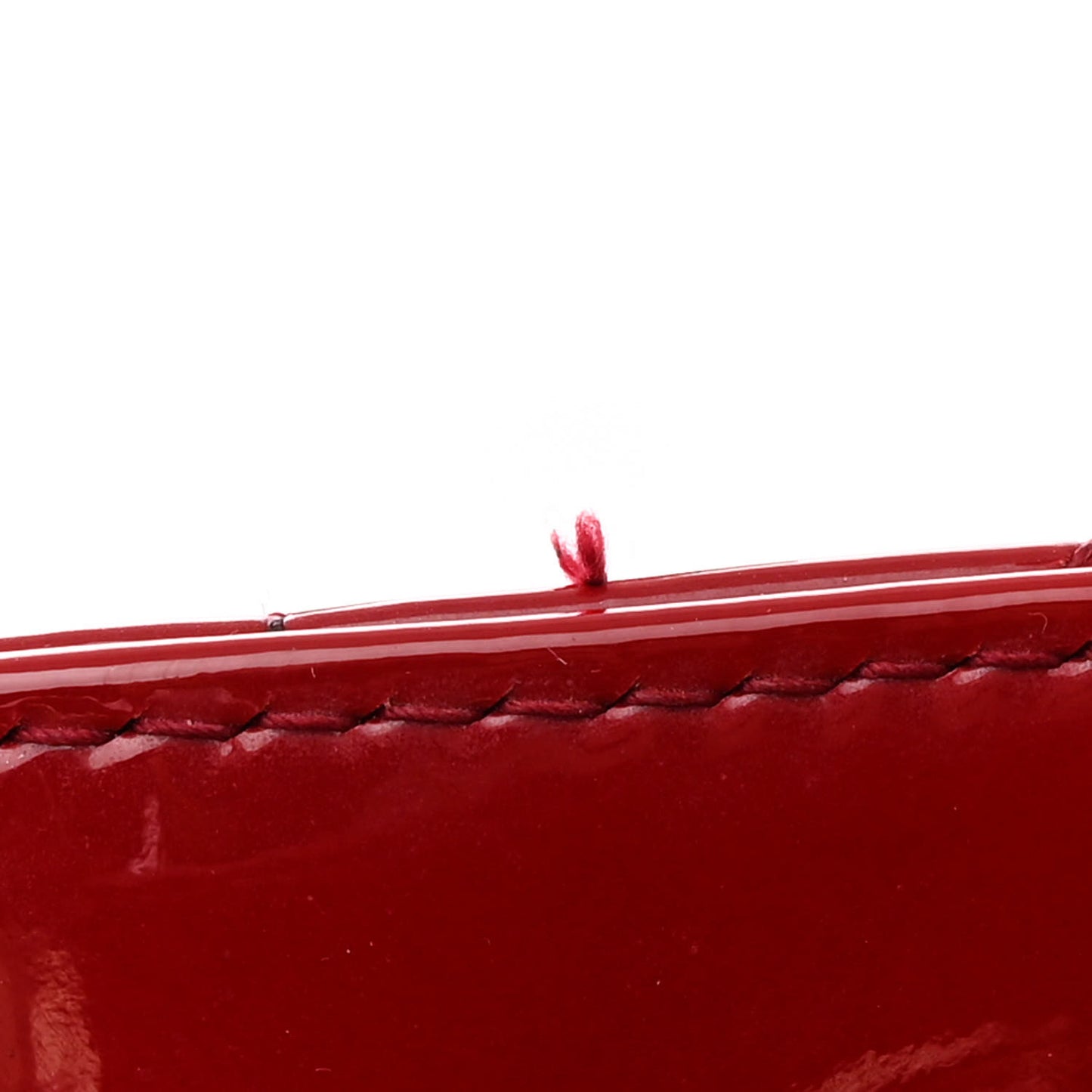 Patent Cannage Large Lady Dior Red