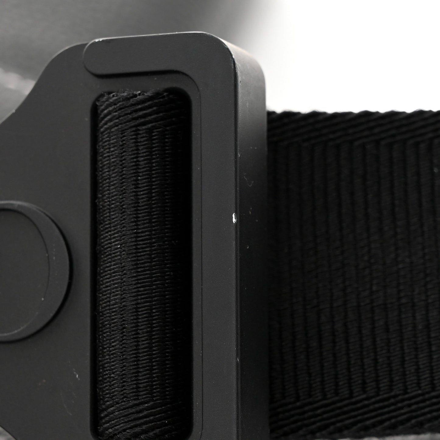 X PETER DOIG Grained Calfskin Saddle Bag Black