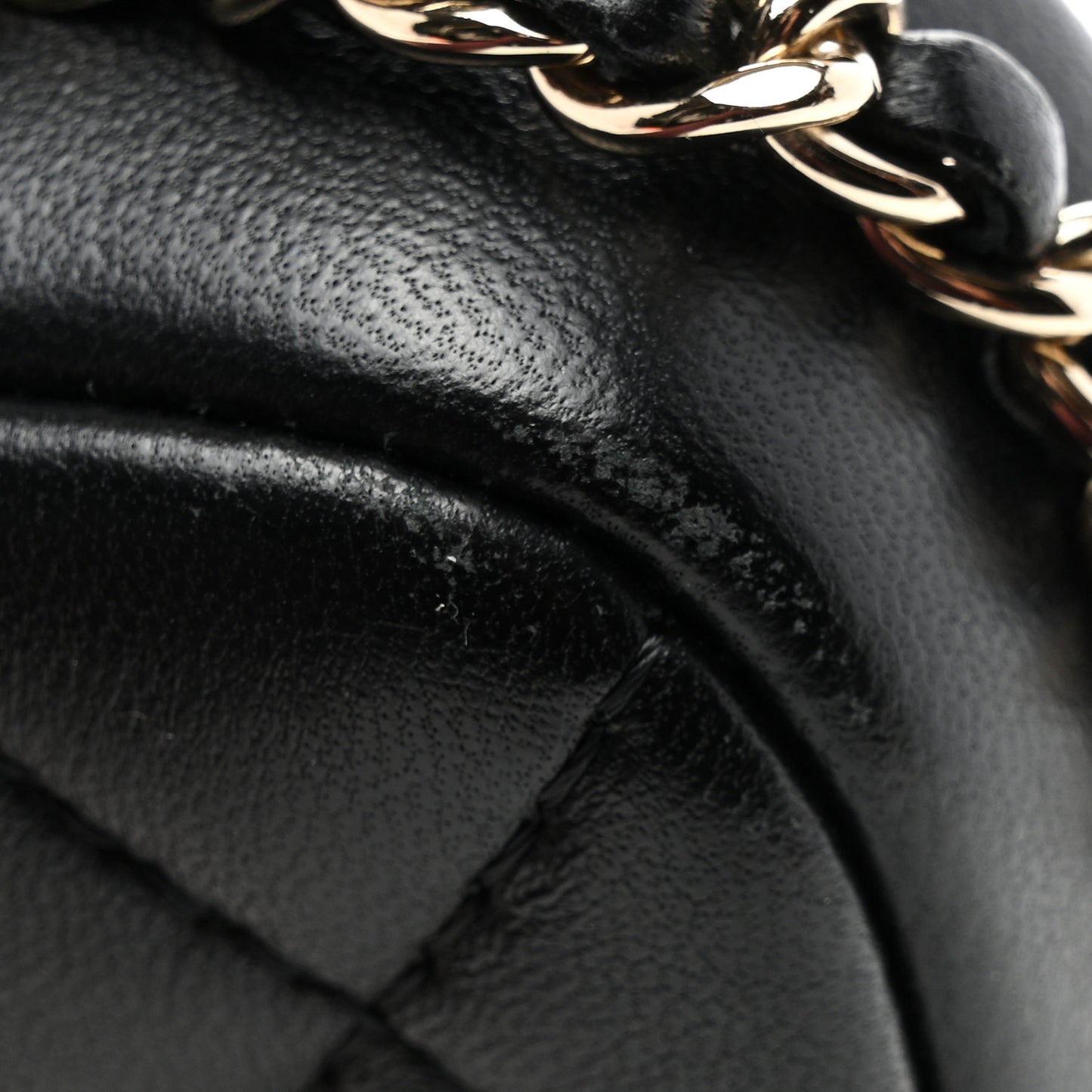 Lambskin Quilted My Precious Phone Case Flap Bag Black
