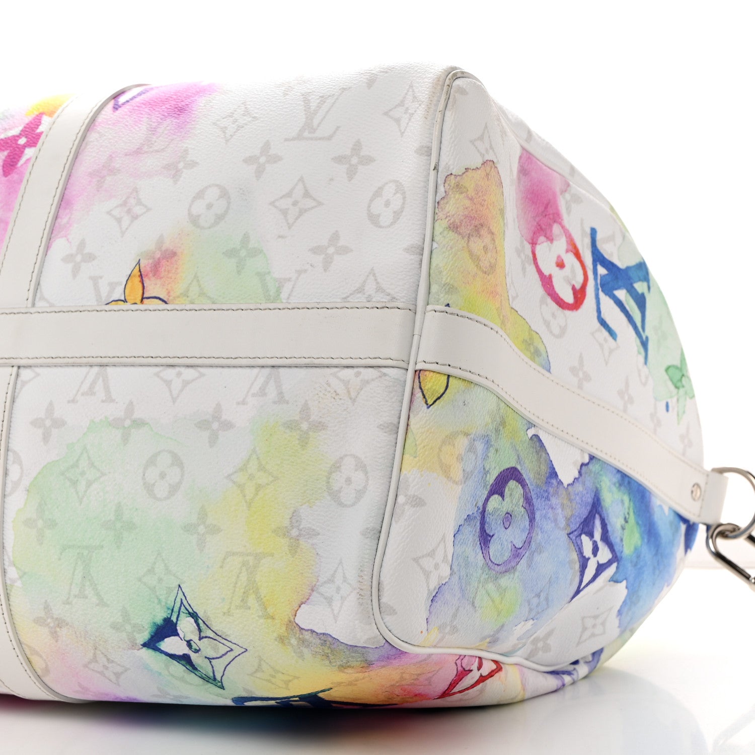Louis Vuitton Monogram Watercolor Keepall Bandouliere 50 Multicolor 9 of 13