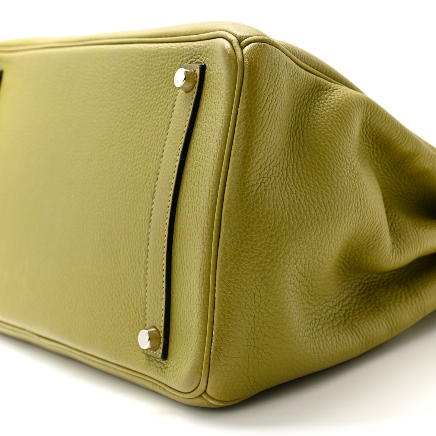 Taurillon Clemence Birkin 35 Vert Chartreuse