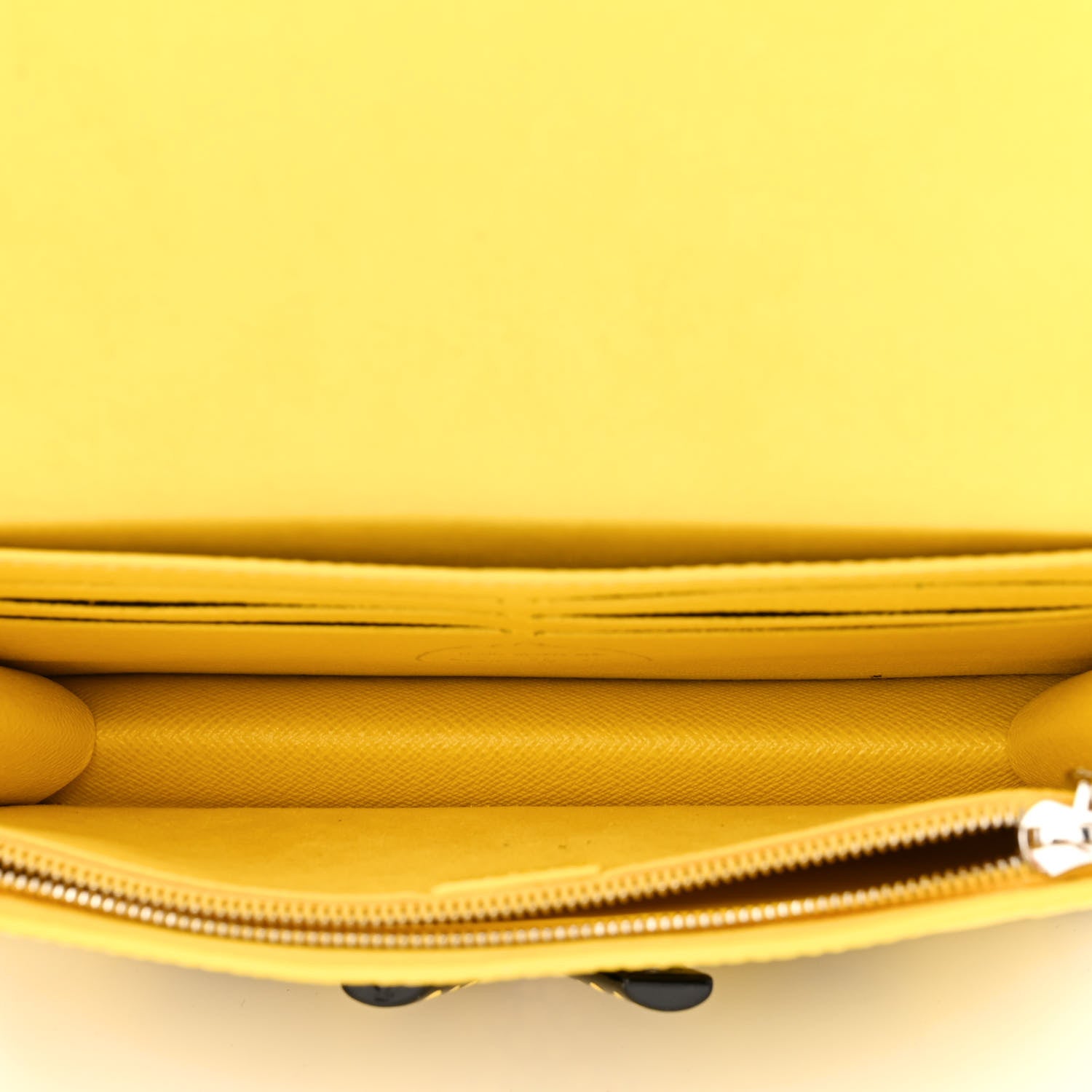 Louis Vuitton LV x YK Epi Infinity Dots Twist Belt Chain Wallet Yellow Black 5 of 12