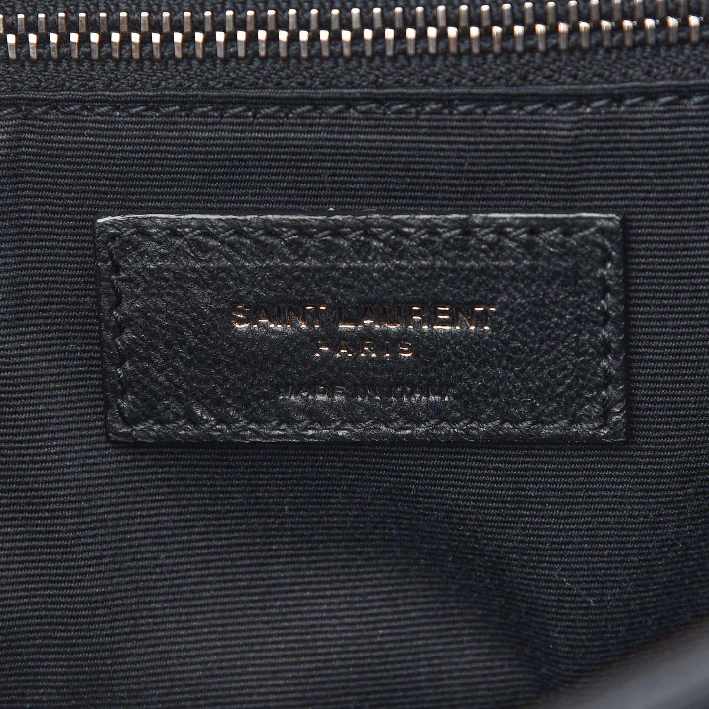 Crinkled Calfskin Matelasse Monogram Large Niki Chain Satchel Black