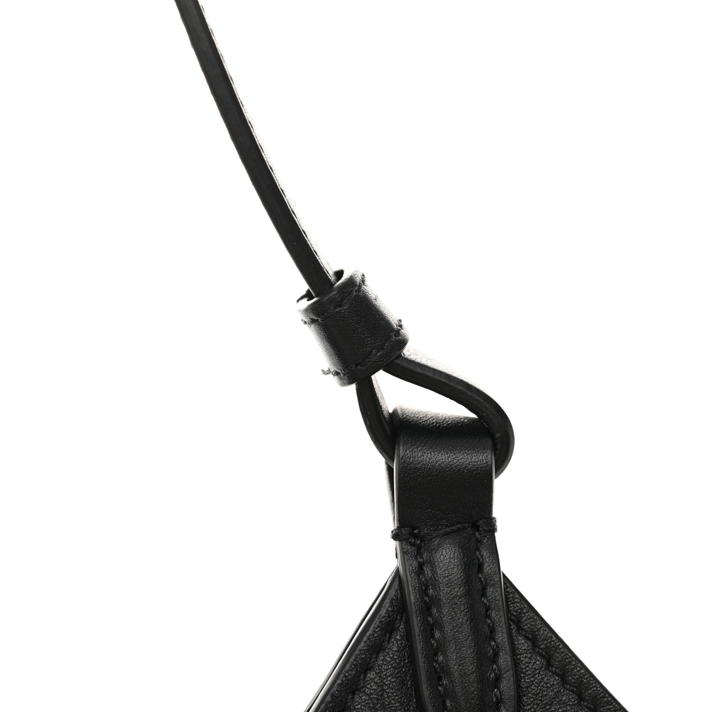 Calfskin Medium Lotus Tote Black