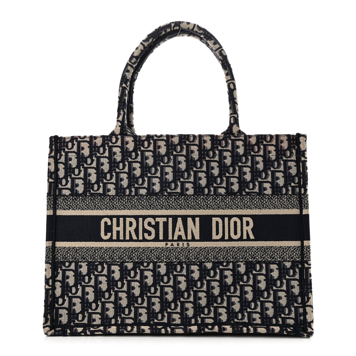 Oblique Medium Book Tote Blue Multicolor