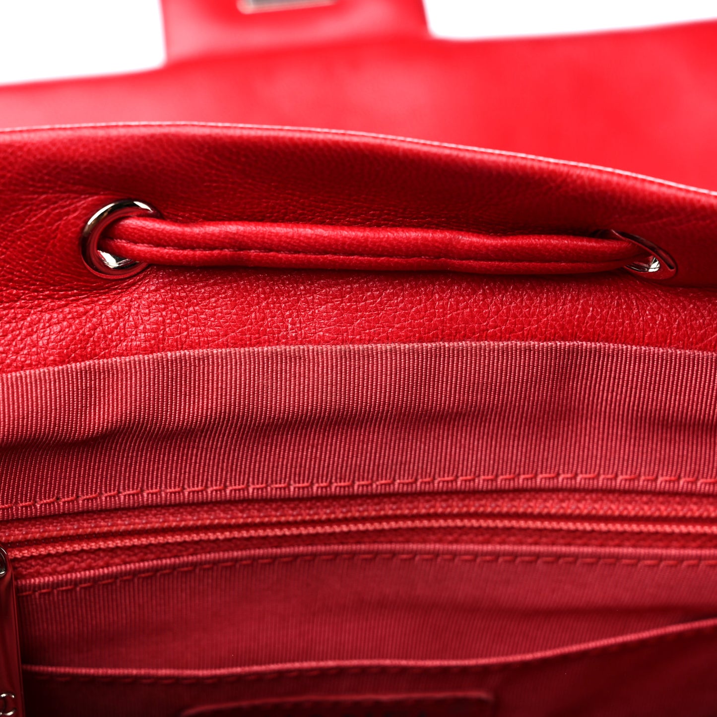 Lambskin Quilted Small Urban Spirit Backpack Red