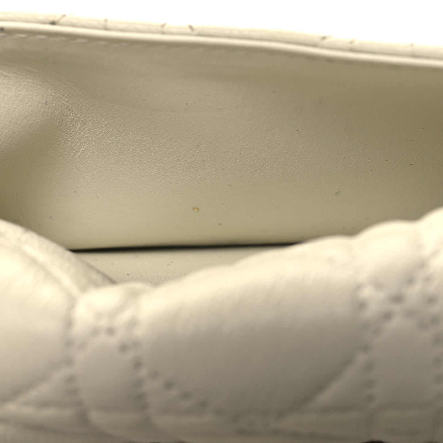 Supple Calfskin Caro Pouch with Chain Latte