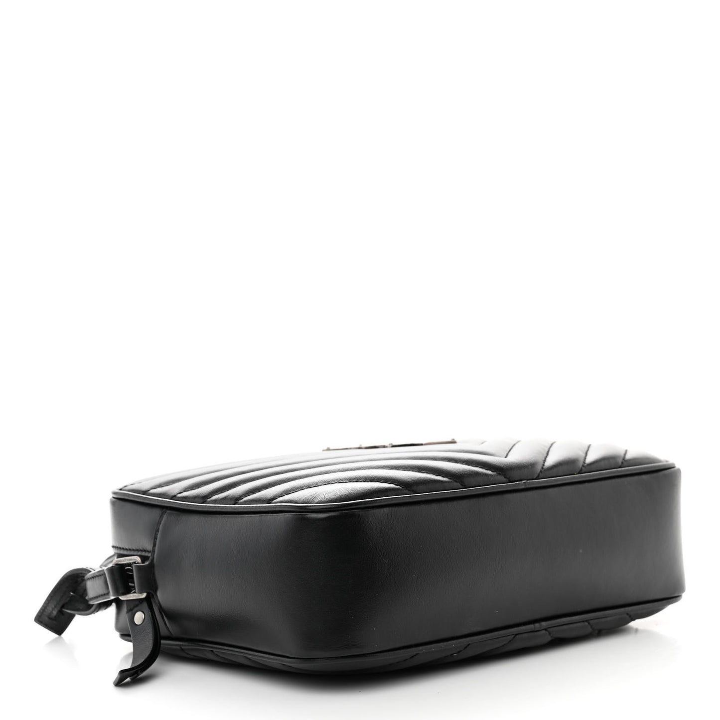Calfskin Matelasse Monogram Lou Camera Bag Black