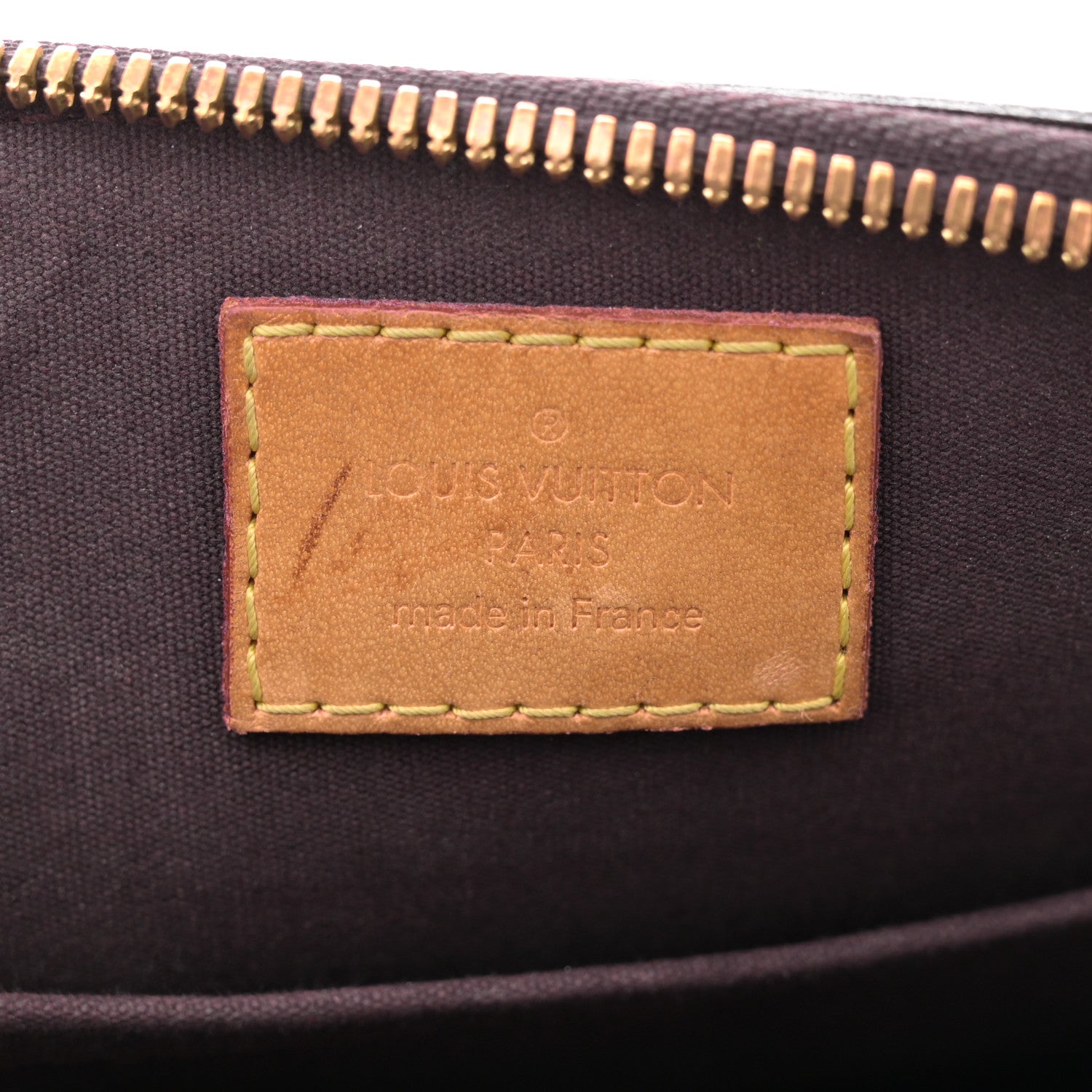 Louis Vuitton Vernis Alma BB Amarante 6 of 11