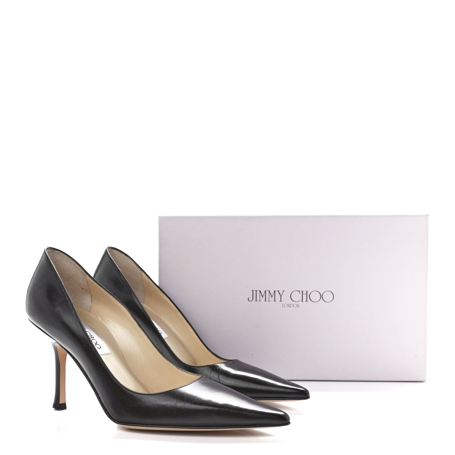 Jimmy Choo Kid Silence 85 Pumps 37 Coffee 8 of 8