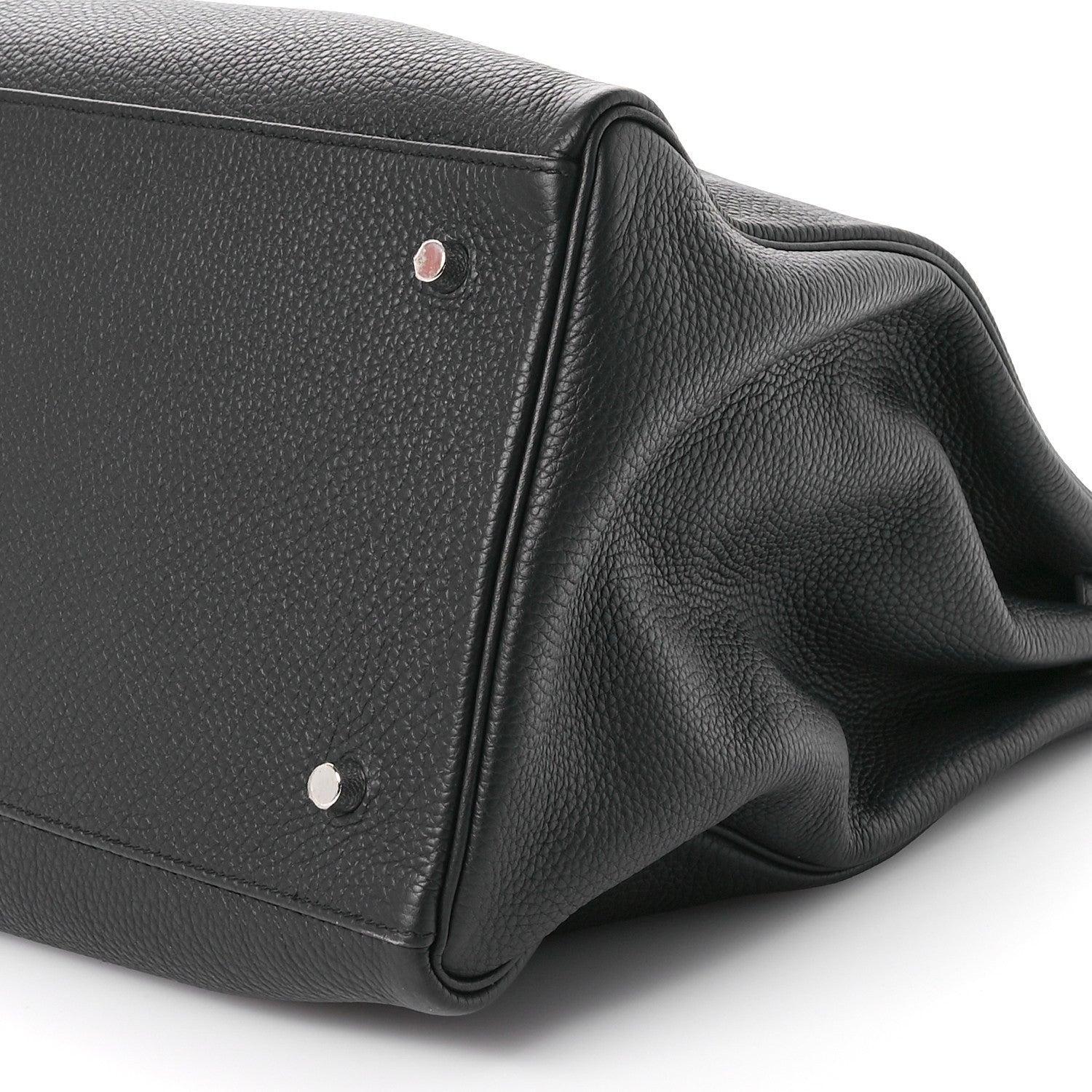 Hermes Taurillon Clemence Voyage Kelly 50 Black 10 of 10