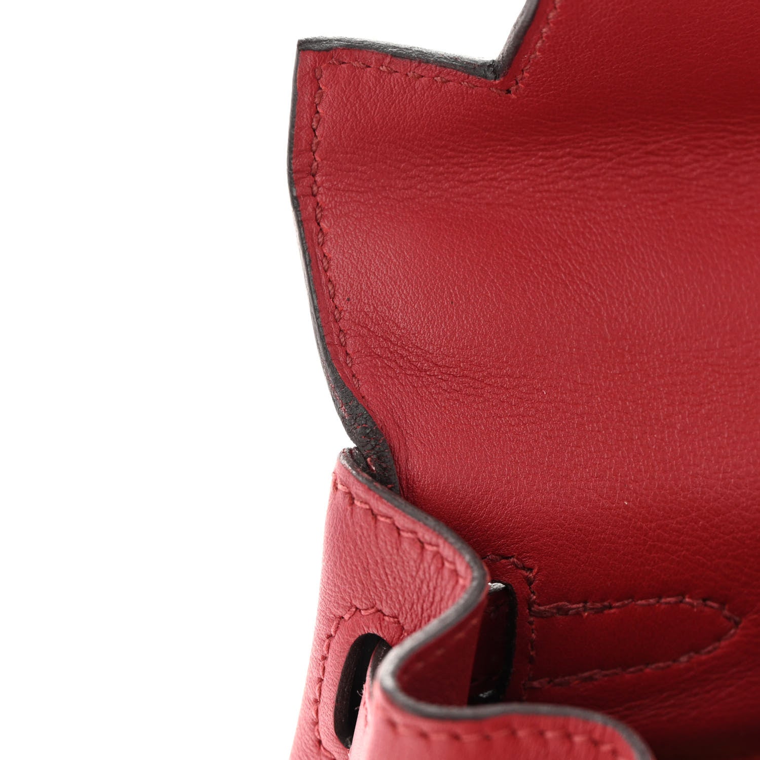 Hermes Swift Kelly Retourne 25 Rouge Grenat 12 of 15