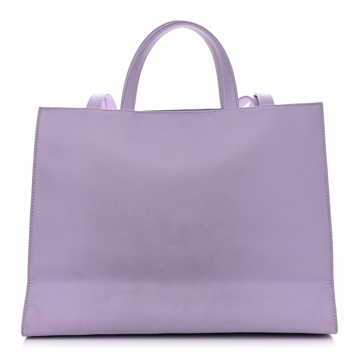 Vegan Leather Medium Shopping Bag Lavender