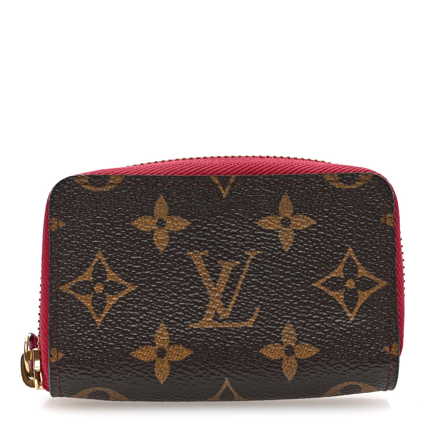 LOUIS VUITTON 三つ折り財布ノベルティ Louis Vuitton Monogram Zippy Multicartes Fuchsia 1983684