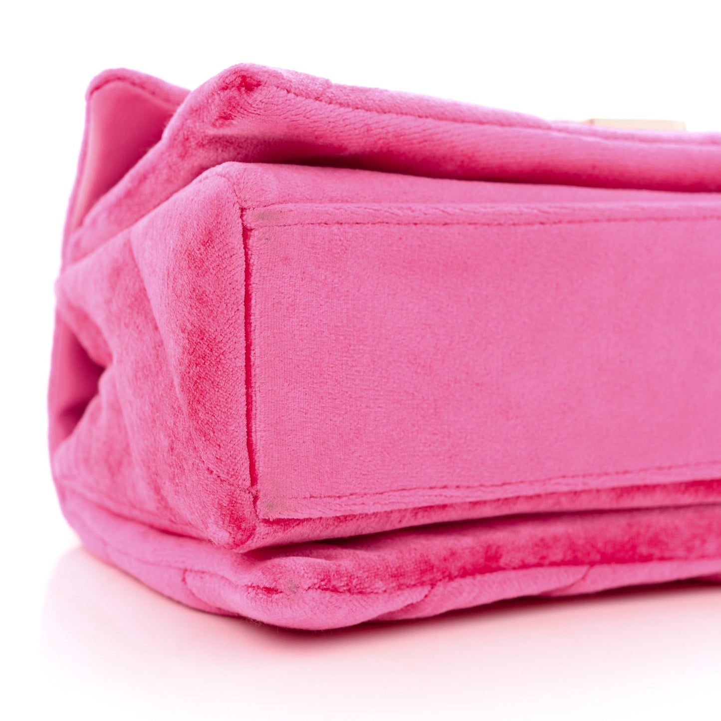 Crushed Velvet Quilted Small Crush Chain Bag