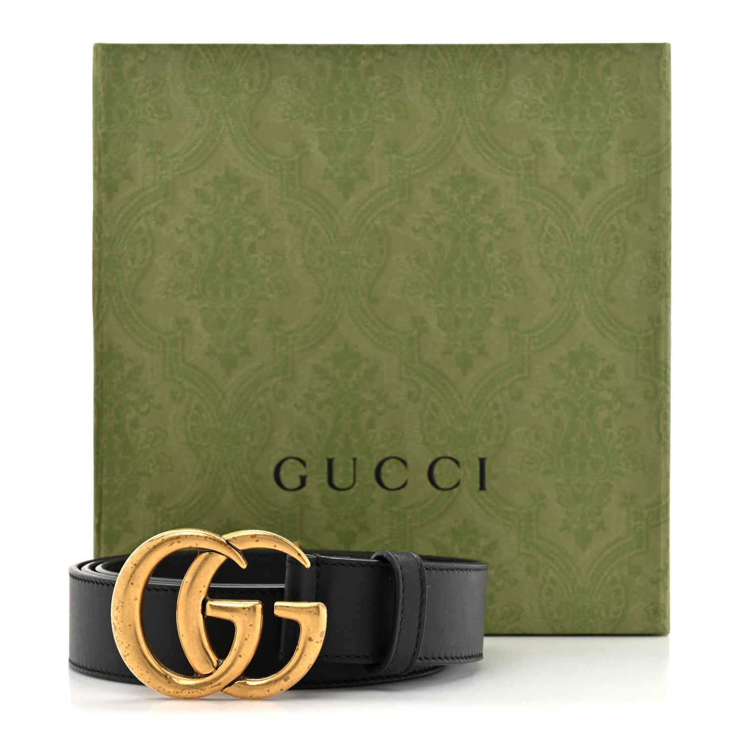 Gucci Calfskin Double G 30mm Belt 90 36 Black 5 of 5