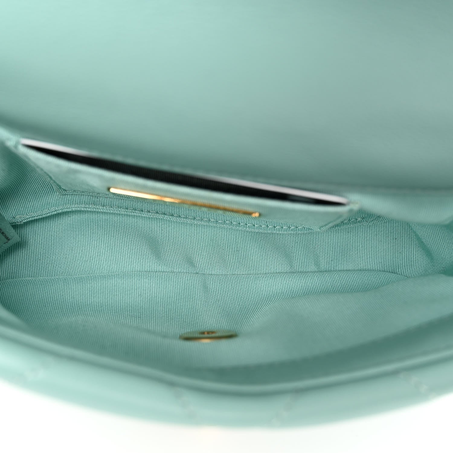 Chanel Lambskin Quilted Chanel 19 Waist Bag Light Blue 5 of 10
