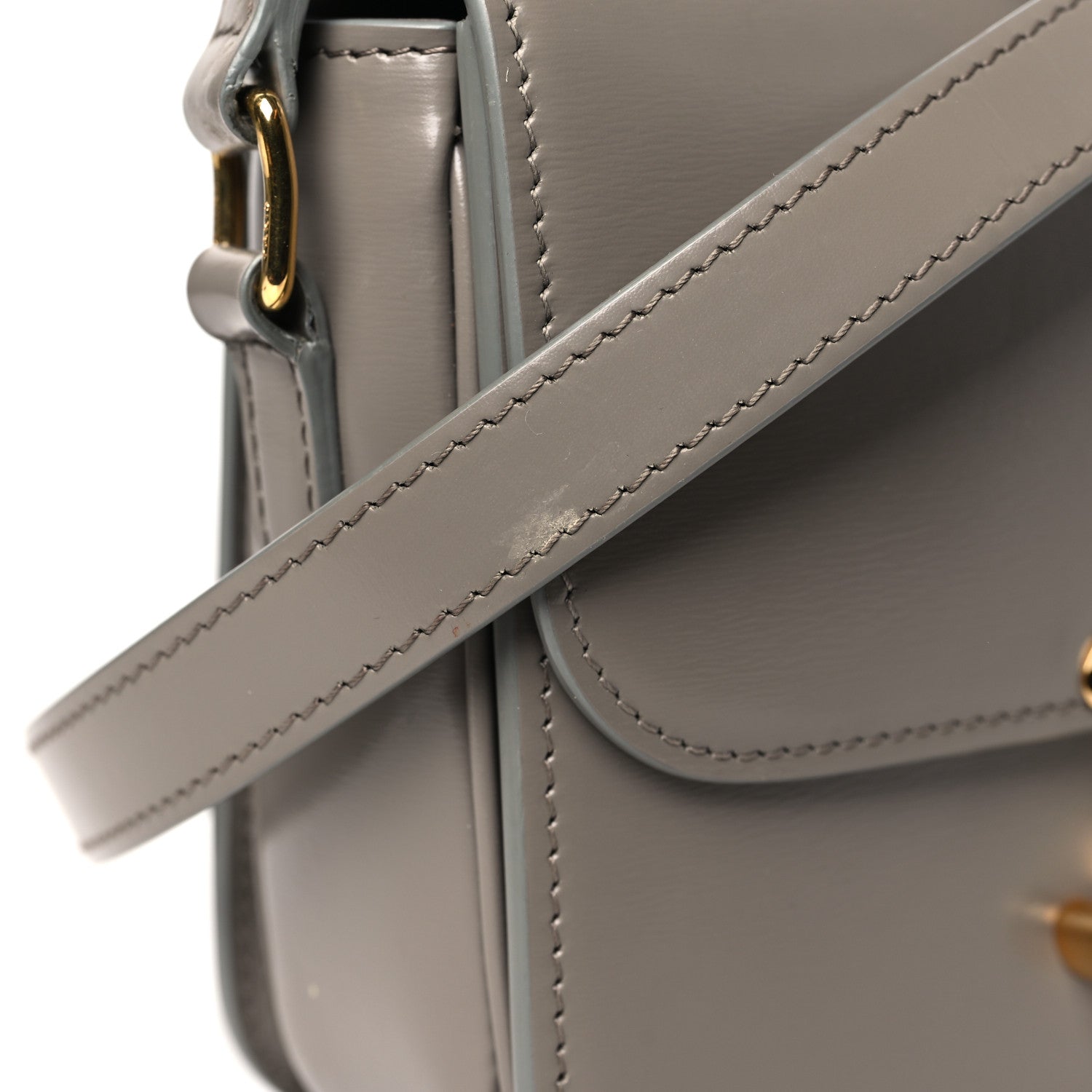 Celine Shiny Calfskin Small Triomphe Pebble 11 of 11