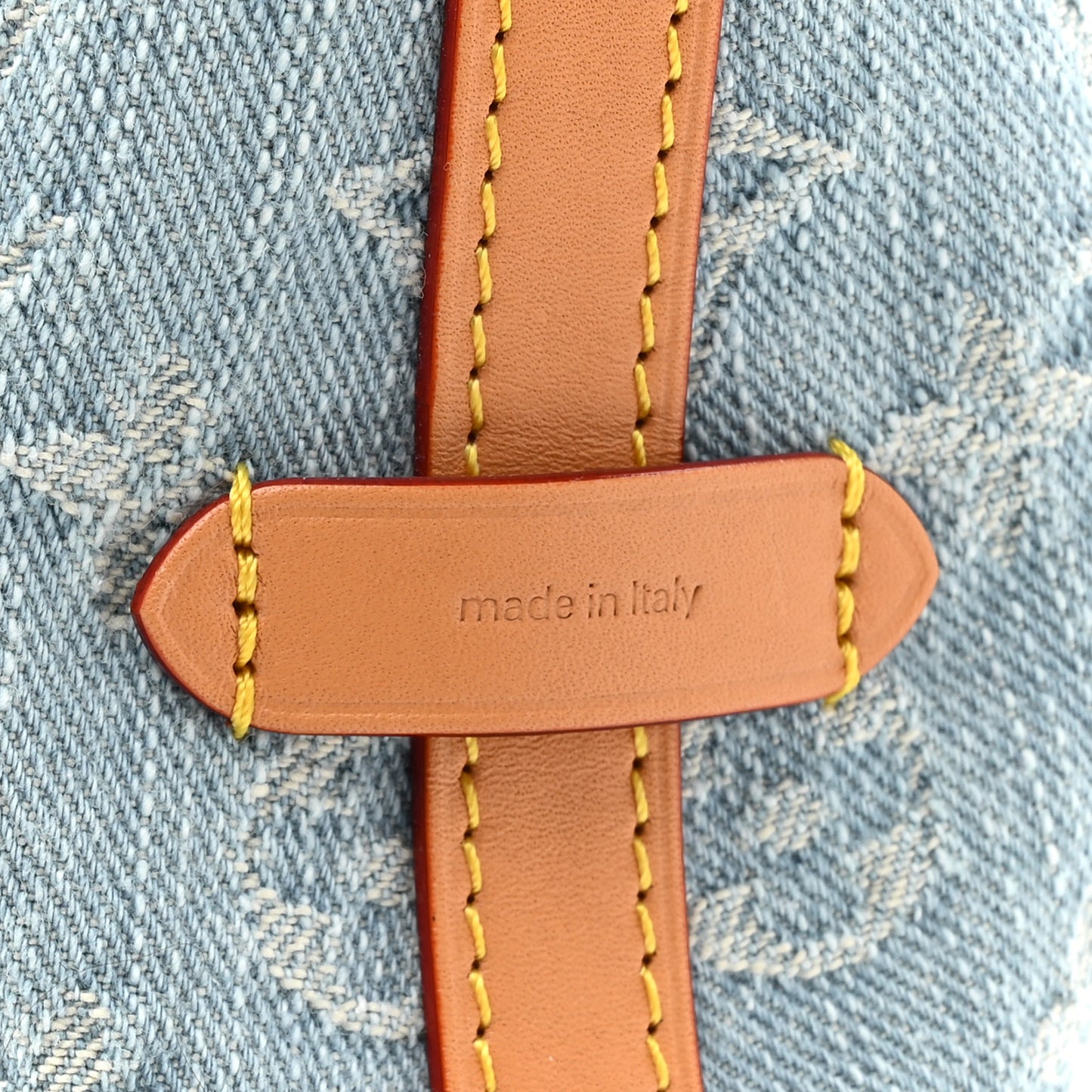 Monogram Denim CarryAll PM Sky Blue
