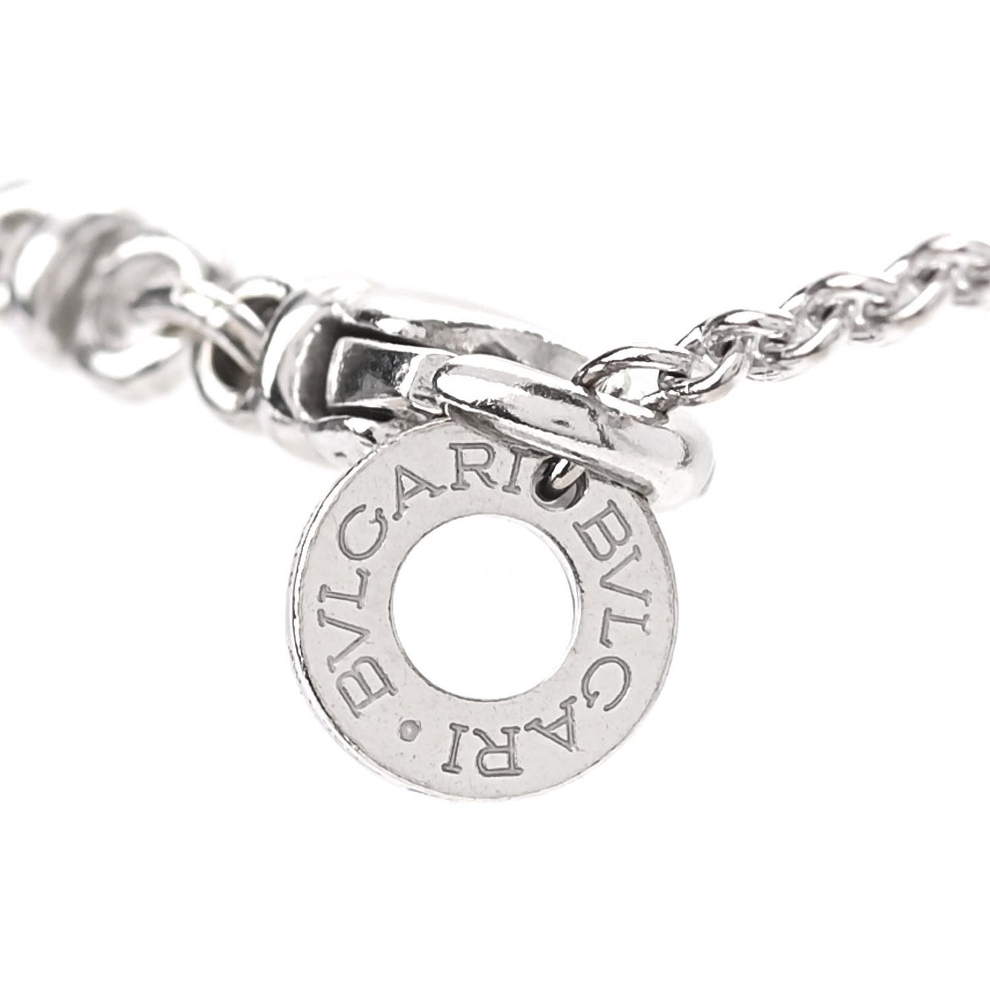 18K White Gold B.Zero1 Pendant Necklace