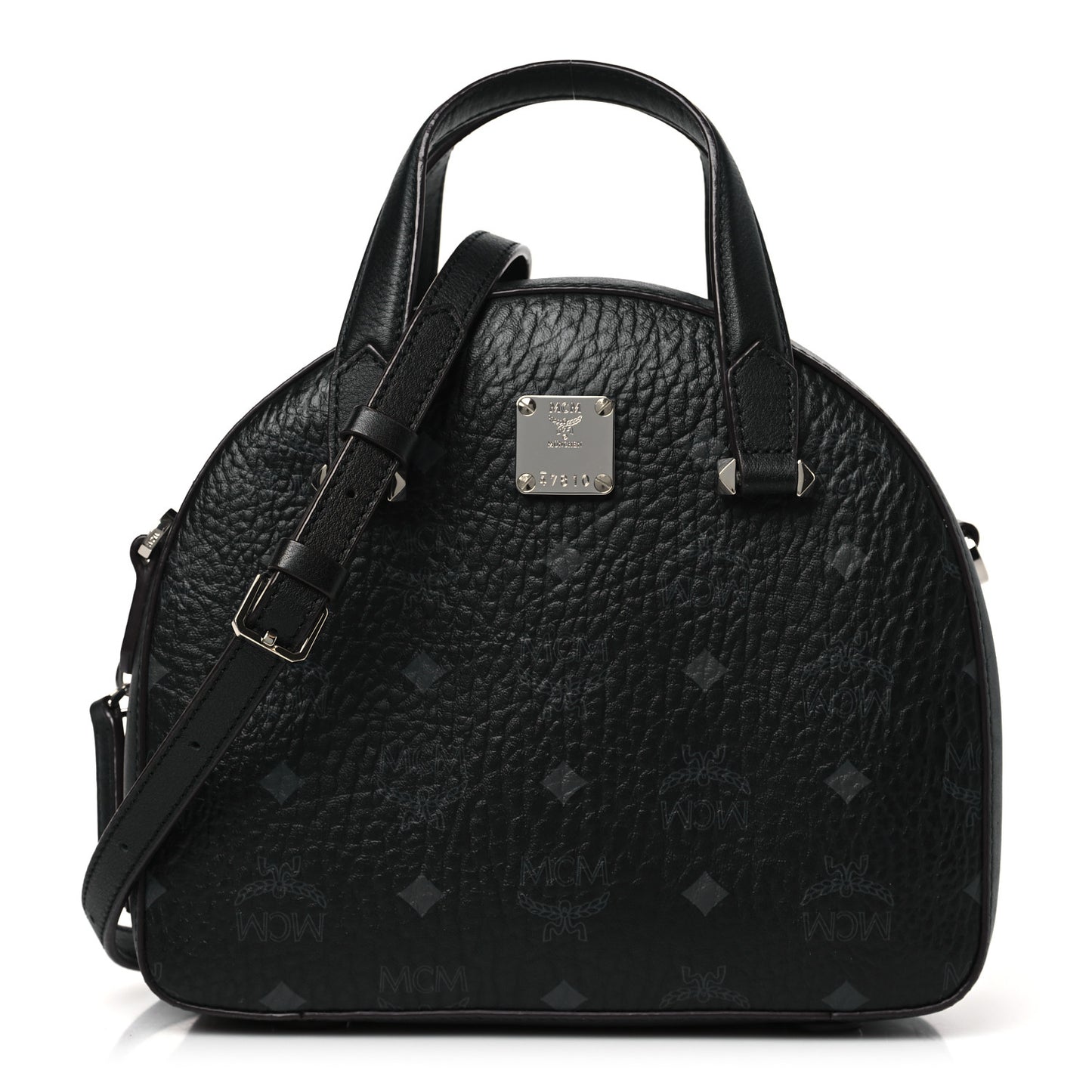 Visetos Small Half Moon Crossbody Bag Black