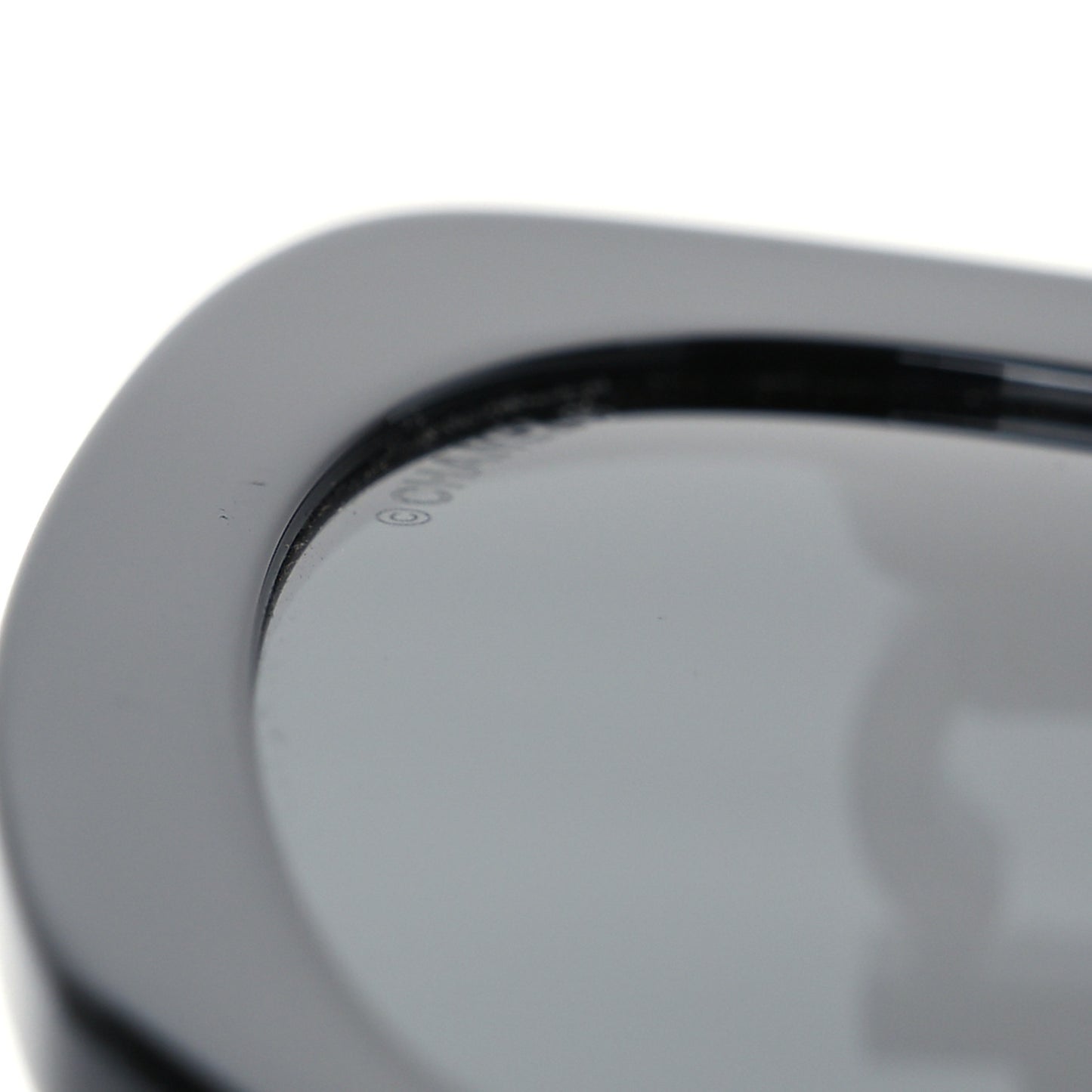 Acetate Strass Square Sunglasses 5422-B-A Black White