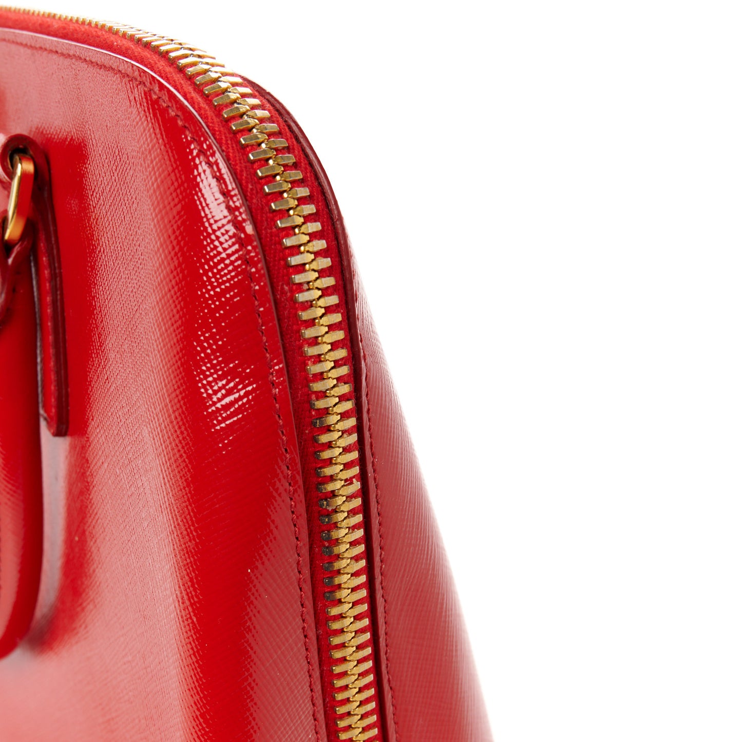 Saffiano Vernice Medium Promenade Tote Rosso