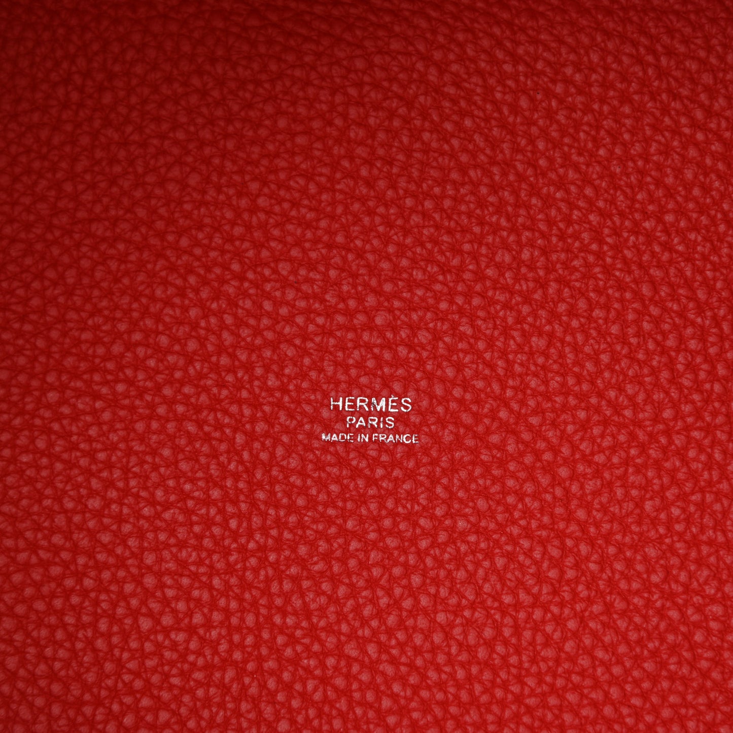 Taurillon Clemence Swift Picotin Lock 22 MM Rouge Tomate Rose Eglantine