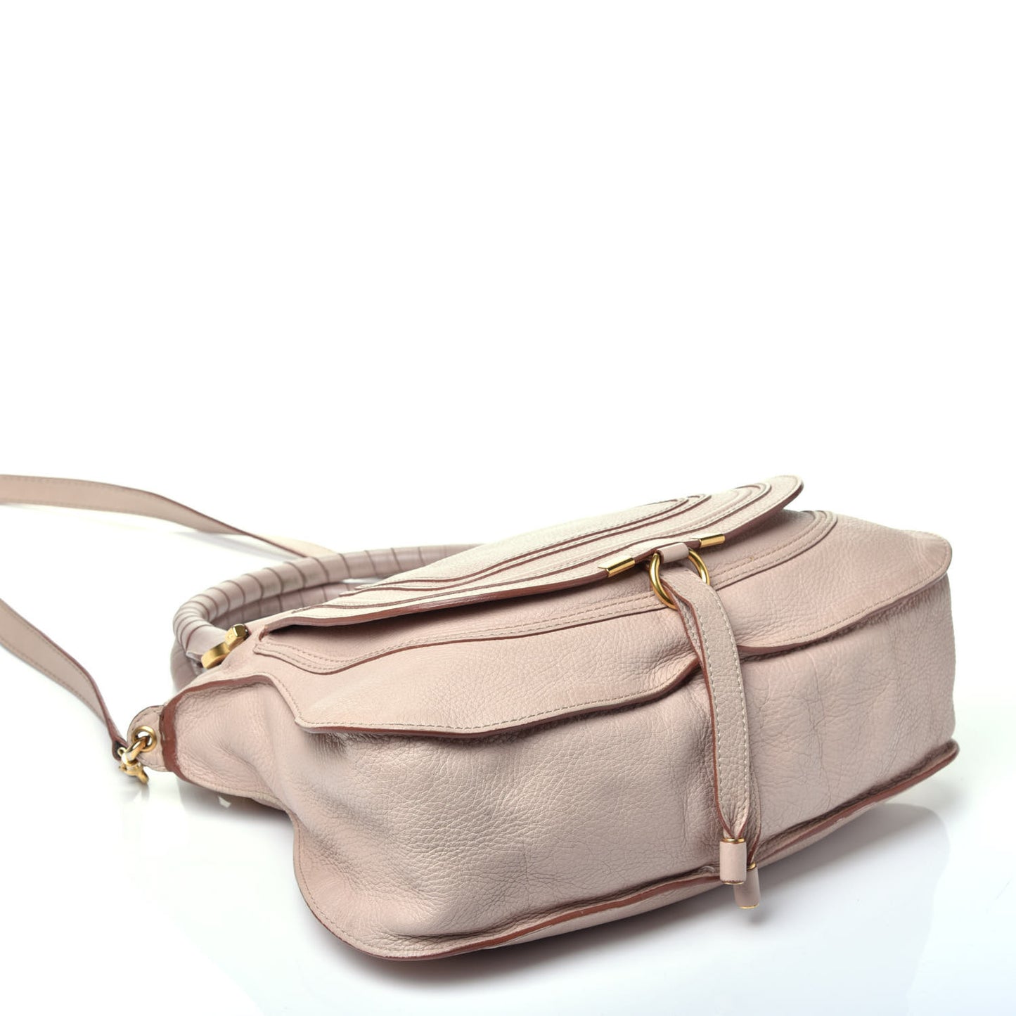 Calfskin Medium Marcie Satchel Blush Nude