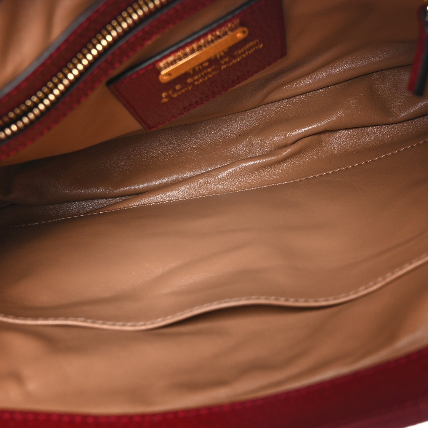 Canvas Calfskin 100 Centennial Music Small Jackie 1961 Hobo Ivory Red