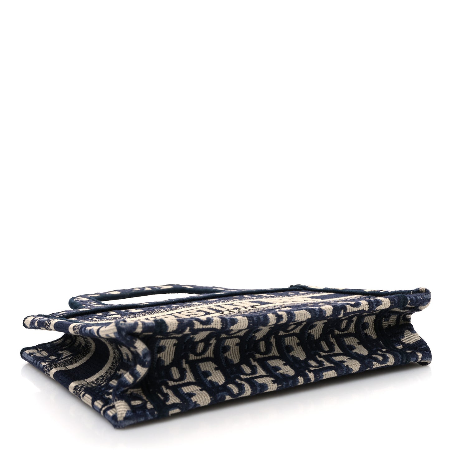 Oblique Mini Book Tote Blue Multicolor