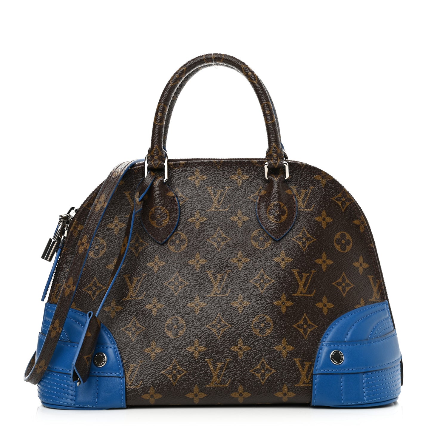 Monogram Shine Alma PM Blue Royal