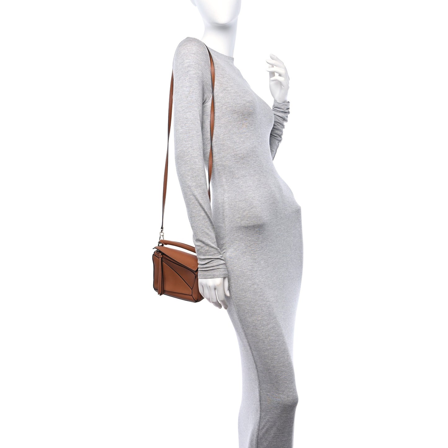 Calfskin Mini Puzzle Bag Tan