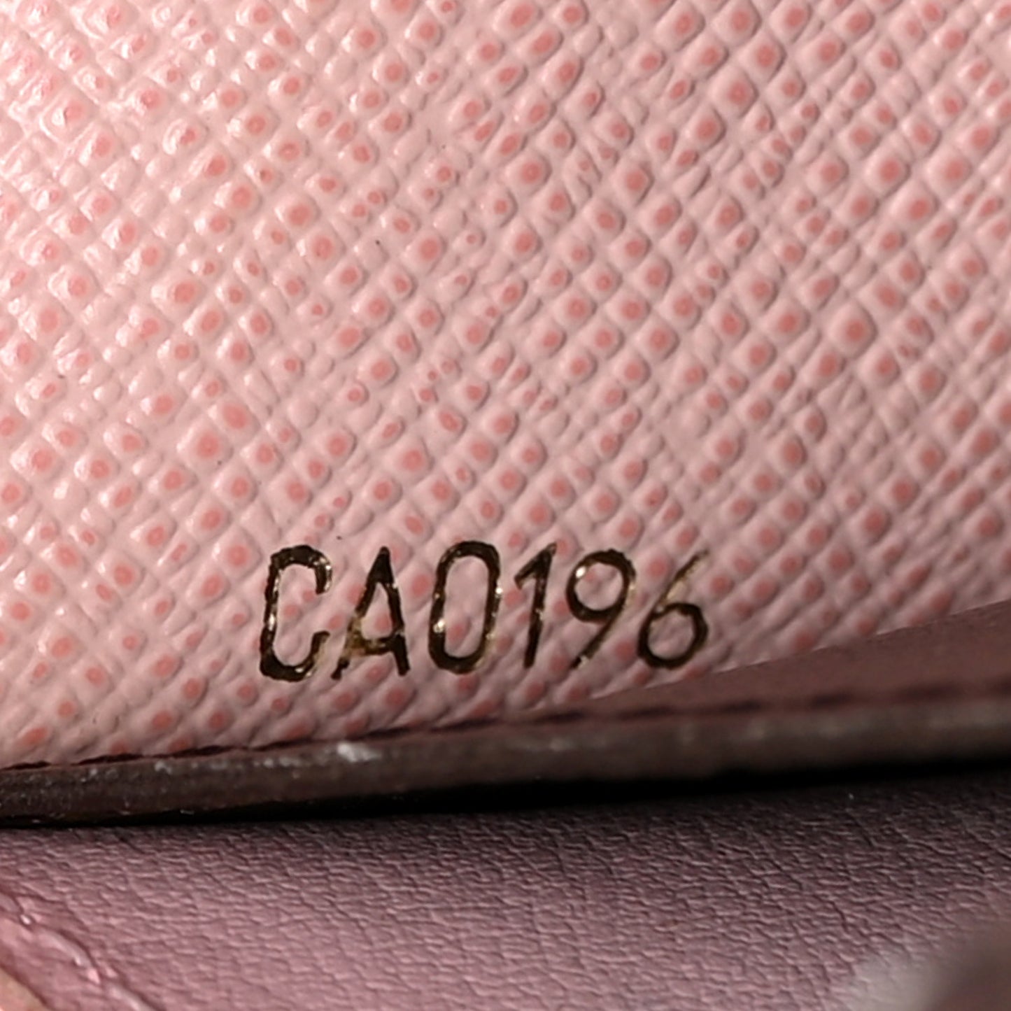 Monogram Emilie Wallet Rose Ballerine
