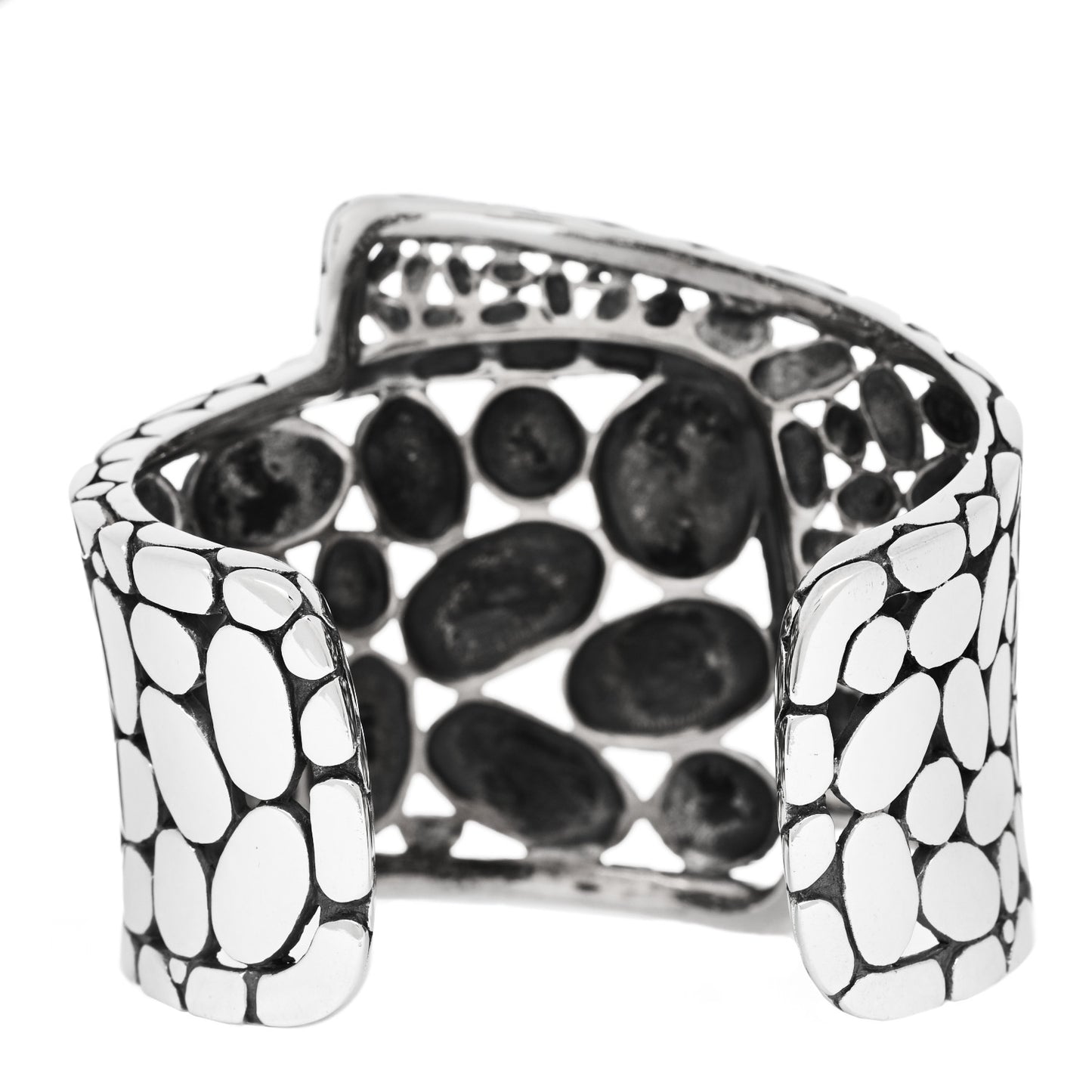 Sterling Silver Kali Overlap Cuff Bracelet