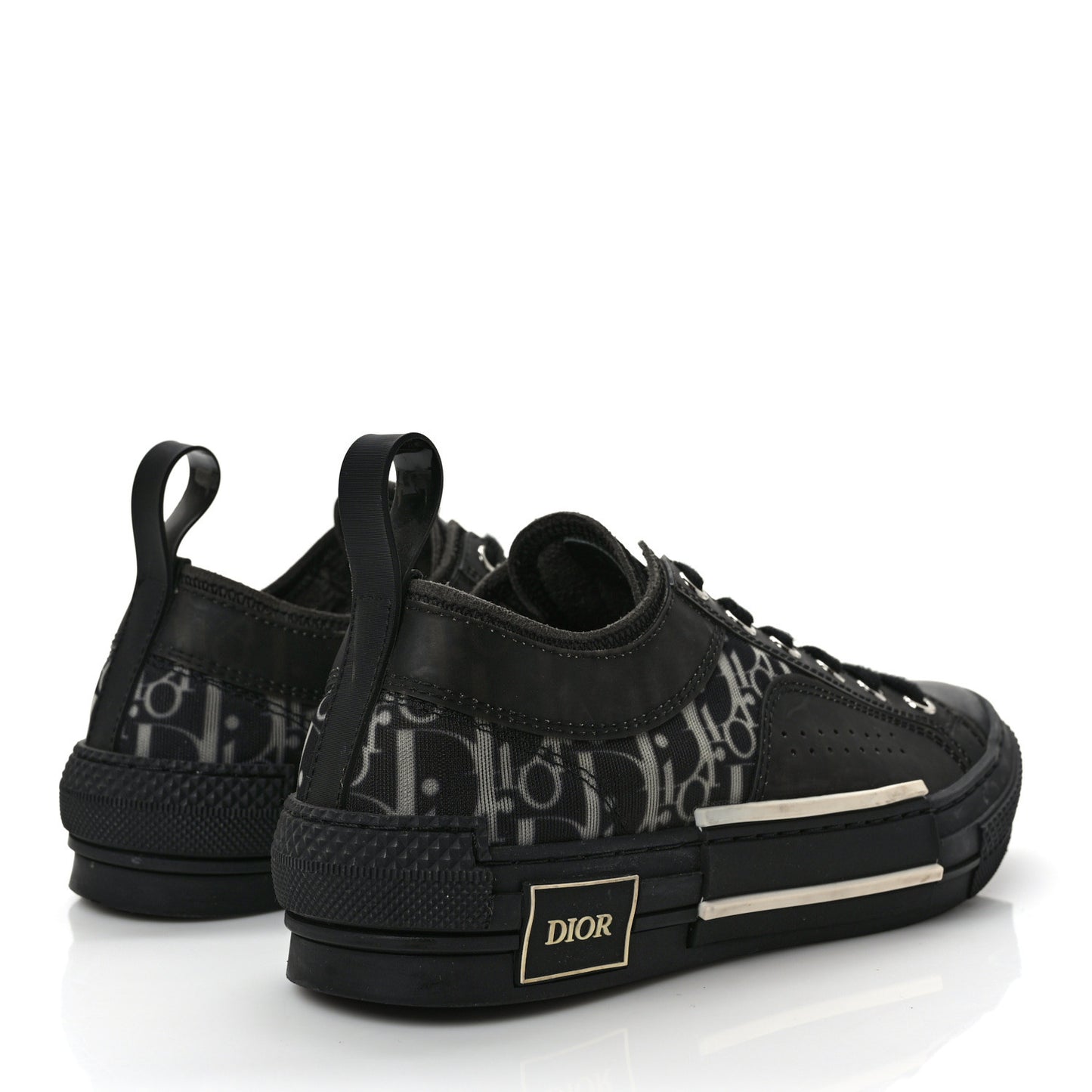 Technical Canvas Oblique B23 Low Top Sneakers 38 Black