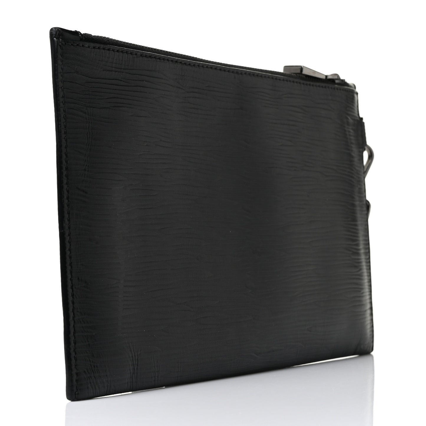 Calfskin Medusa Head Pochette Black