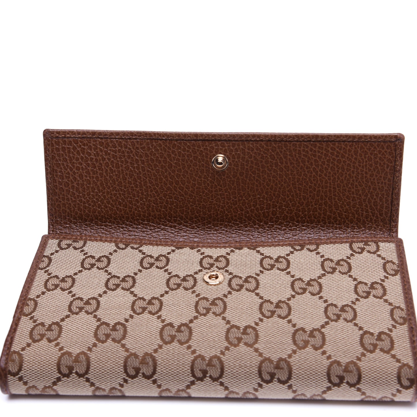 Monogram Continental Flap Wallet Brown