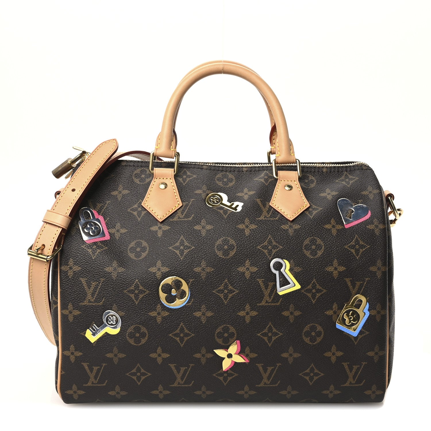 ルイ・ヴィトン LOCK LOVE BANDOULIERE 30 Louis Vuitton Monogram Love Lock Speedy Bandouliere 30 1965883