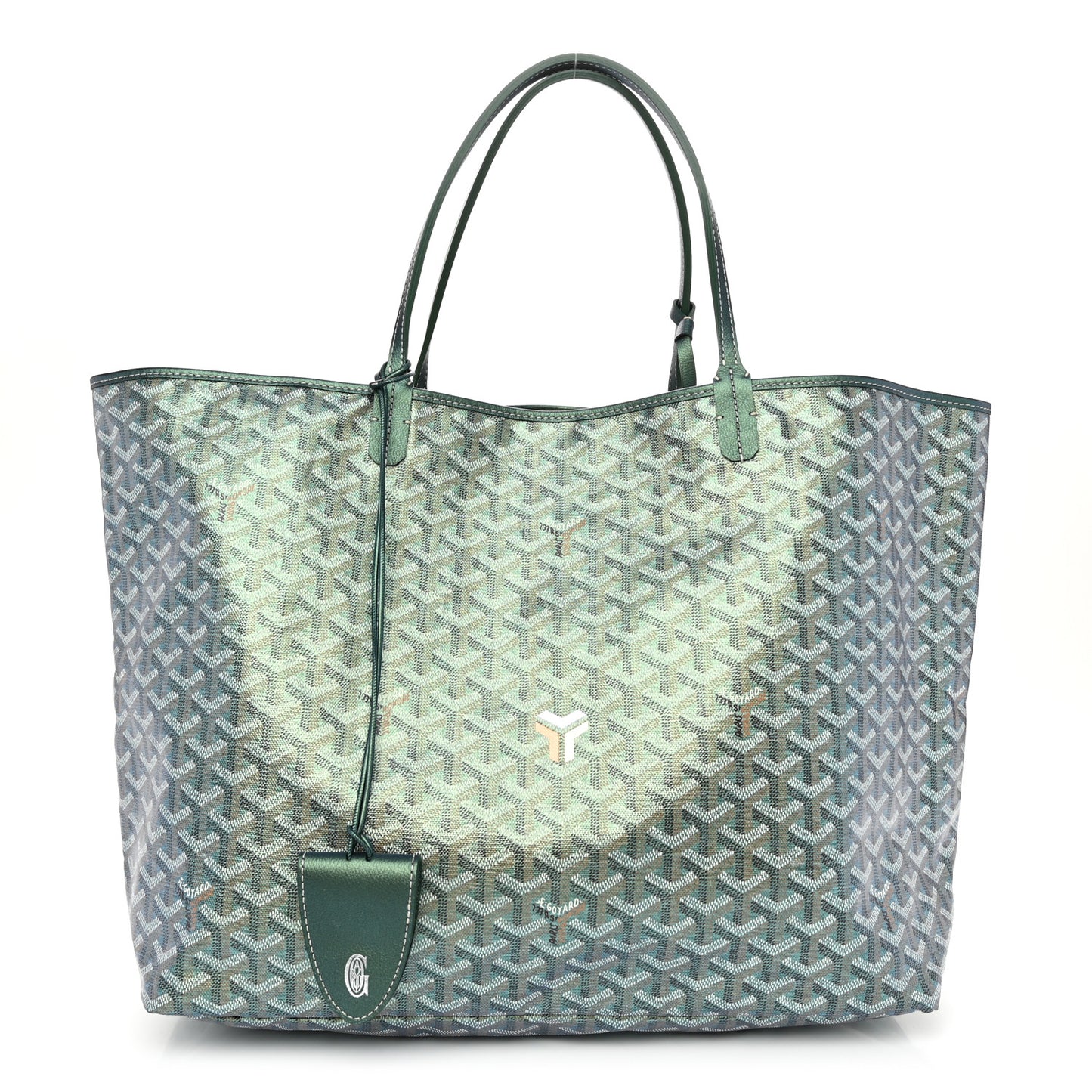 Iridescent Goyardine Saint Louis GM Pearly Green
