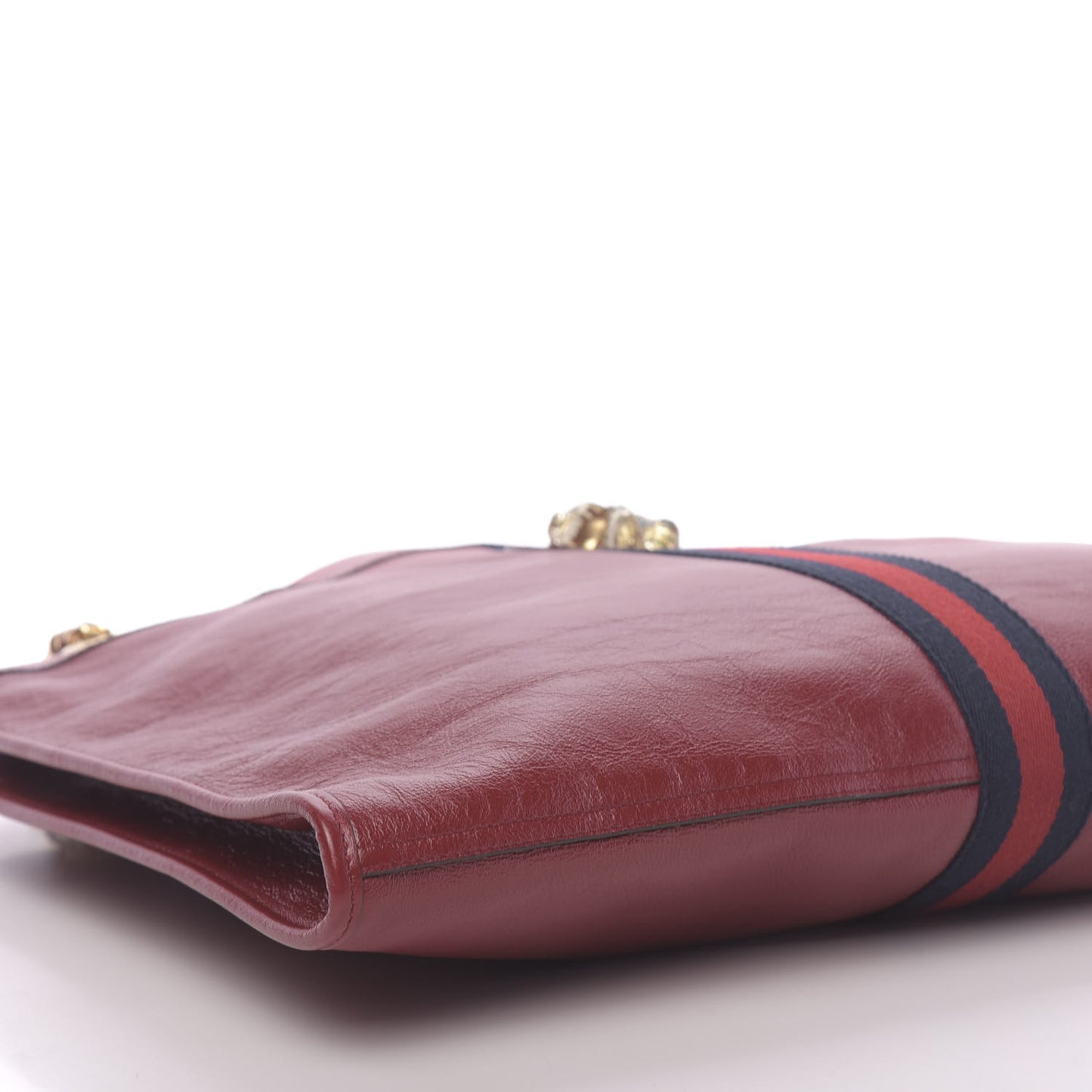 Calfskin Large Rajah Chain Tote Romantic Cherry