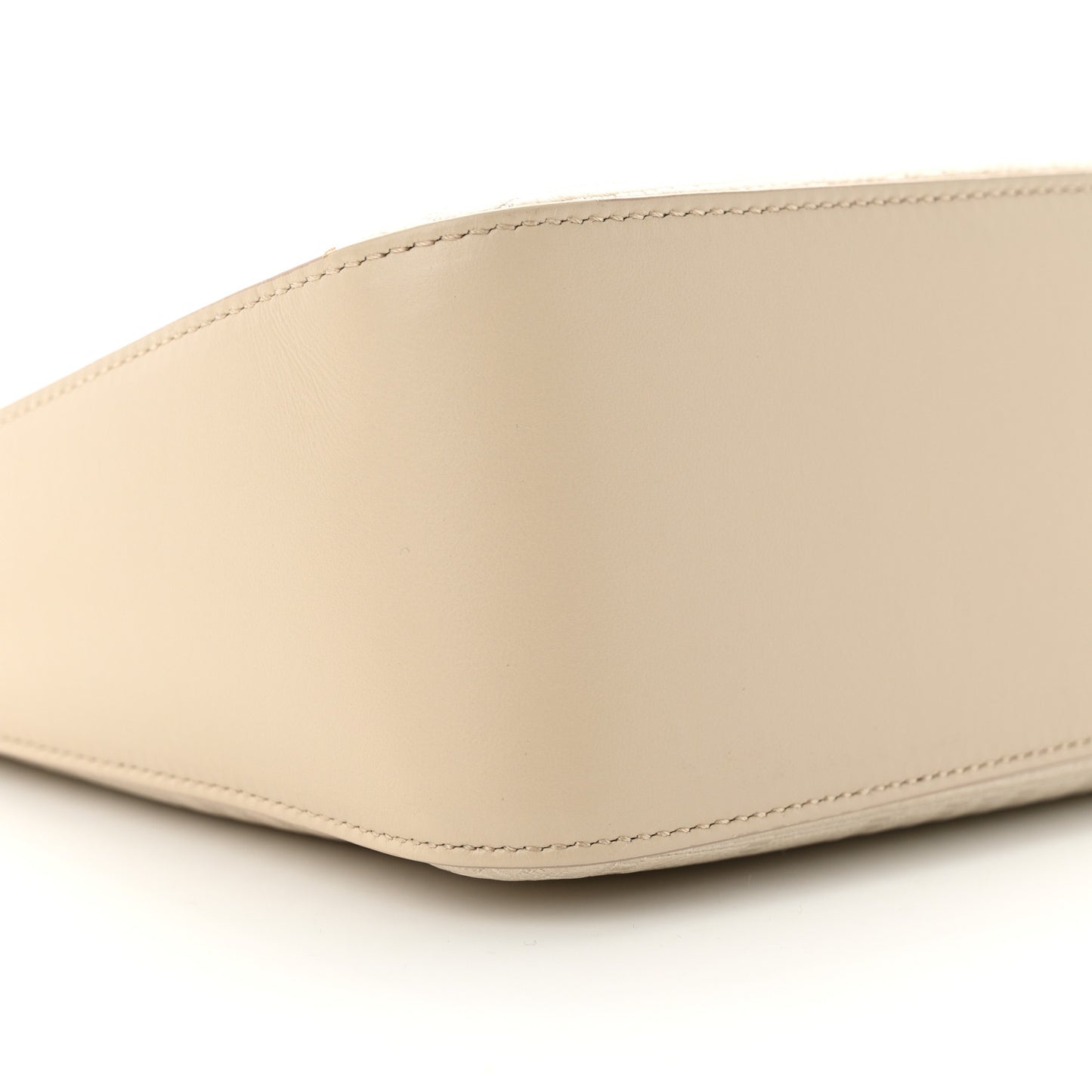 Coated Canvas Logo 4G Embossed Small Moon Cut Out Shoulder Bag Natural Beige