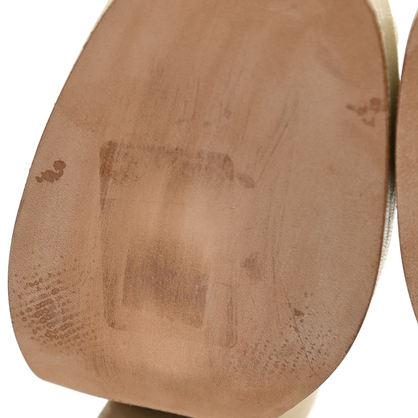 Nappa Stack Mule Sandals 38.5 Sea Salt