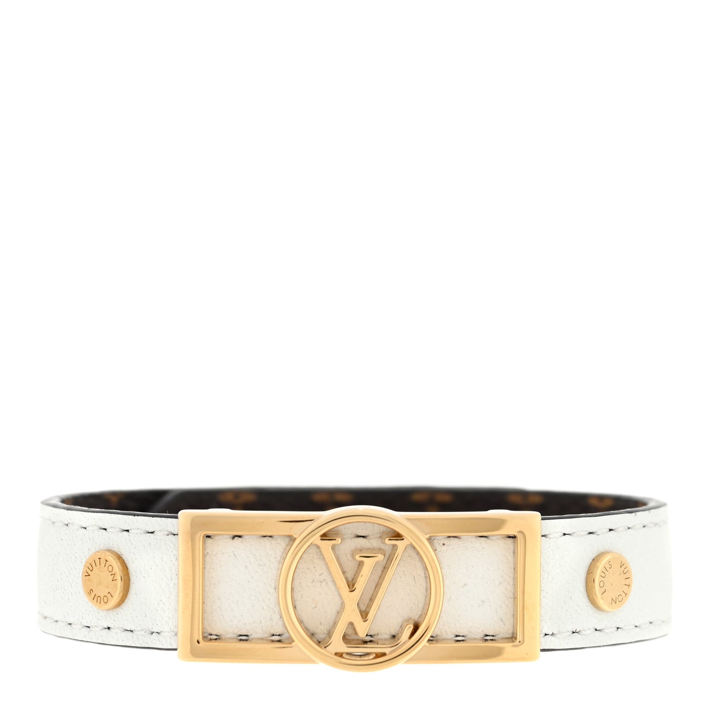 Monogram Dauphine Bracelet 17 White