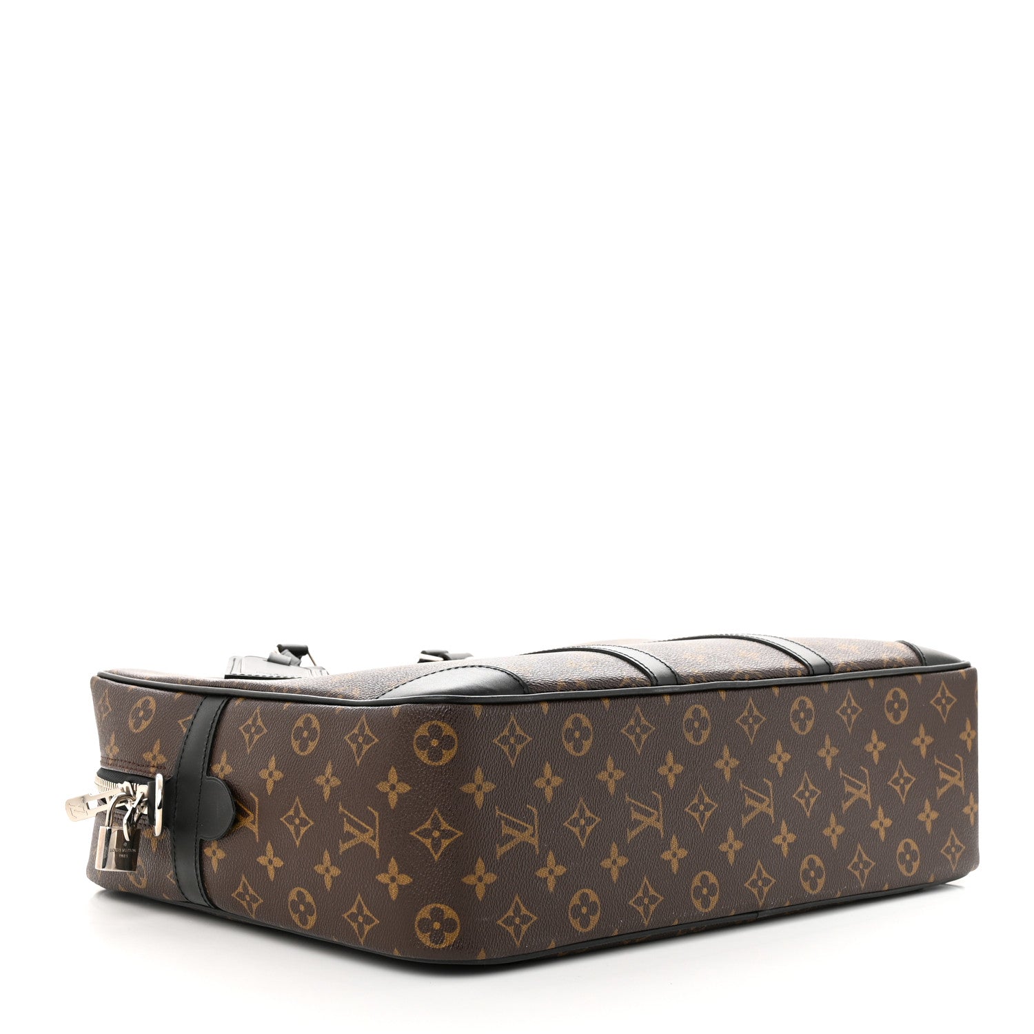 Louis Vuitton Monogram Macassar Porte Documents Voyage Soft Briefcase 4 of 10
