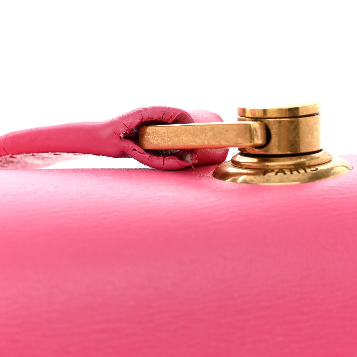 Smooth Calfskin Le Carre Shoulder Bag Pink